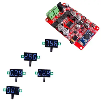 

TDA7492P Wireless Bluetooth 4.0 o Receiver with 3 Wire 0.36Inch DC 0-30V Blue LED Display Panel Volt Voltage Meter