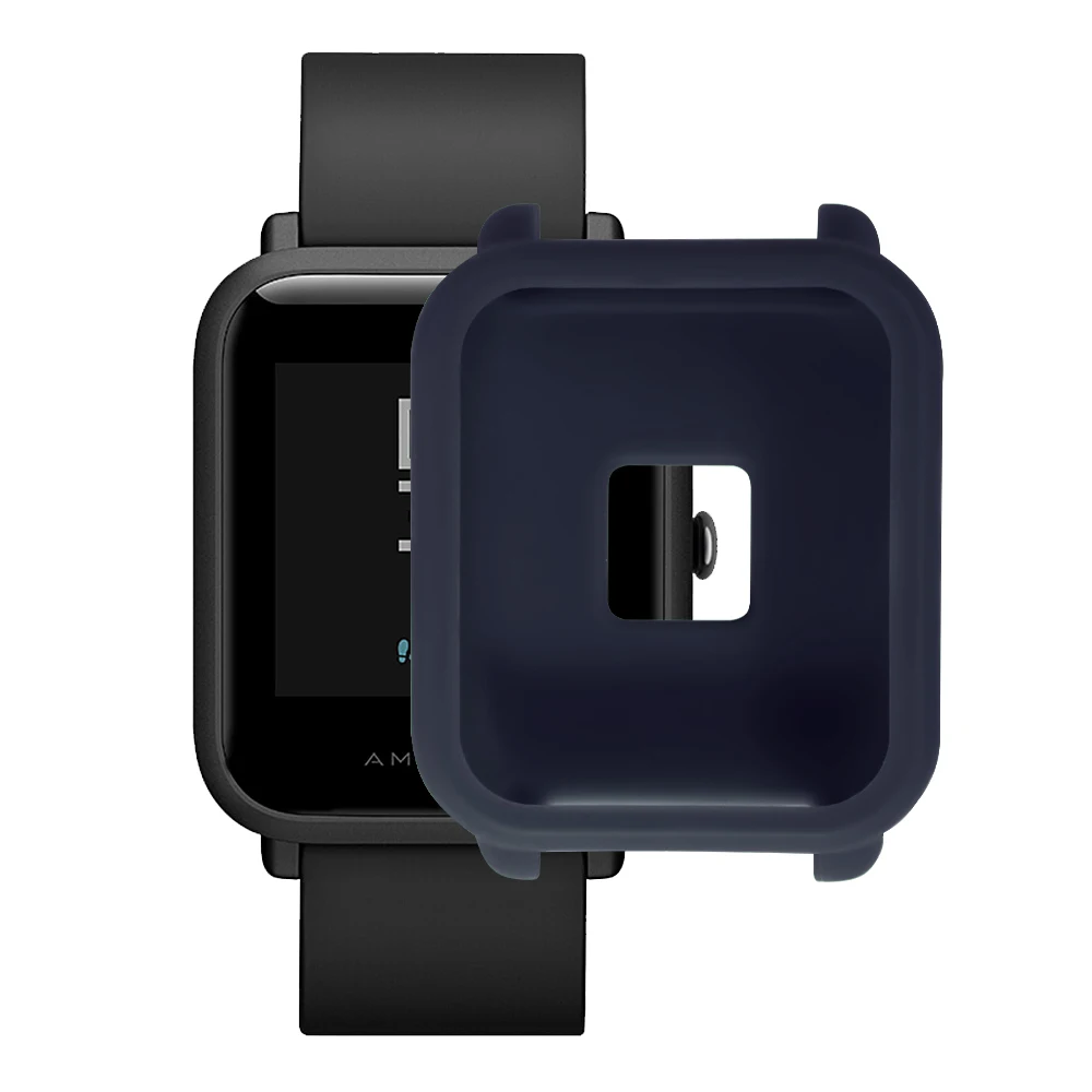 Мягкий защитный силиконовый чехол из ТПУ для Huami/Amazfit/Bip/Youth Watch носимые Устройства фитнес-браслет Relogio