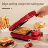 220V Electric Sandwich Maker Timed Waffle Maker Toaster Baking Multifunction Breakfast Machine takoyaki Pancake Sandwichera 600W 3