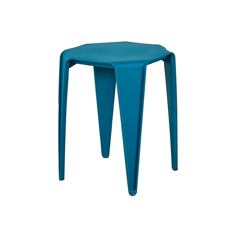 

Minimalist Modern Plastic Dining Chair Creative High Thickened Simple Restaurant Can Stack Discharge Economics Type Taburete
