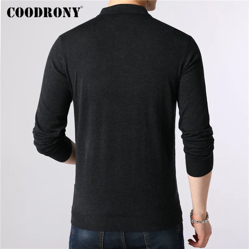 COODRONY Brand Sweater Men Classic Casual Turn-down Collar Pull Homme Cotton Wool Pullover Men Autumn Winter Soft Sweaters 91084 COODRONY Brand Sweater Men Classic Casual Turn-down Collar Pull Homme Cotton Wool Pullover Men Autumn Winter Soft Sweaters 91084