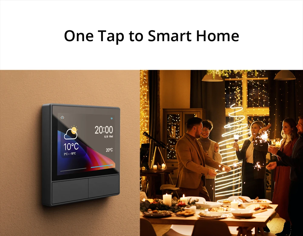 Smart scenes. Sonoff NSPANEL Smart Scene Wall Switch.