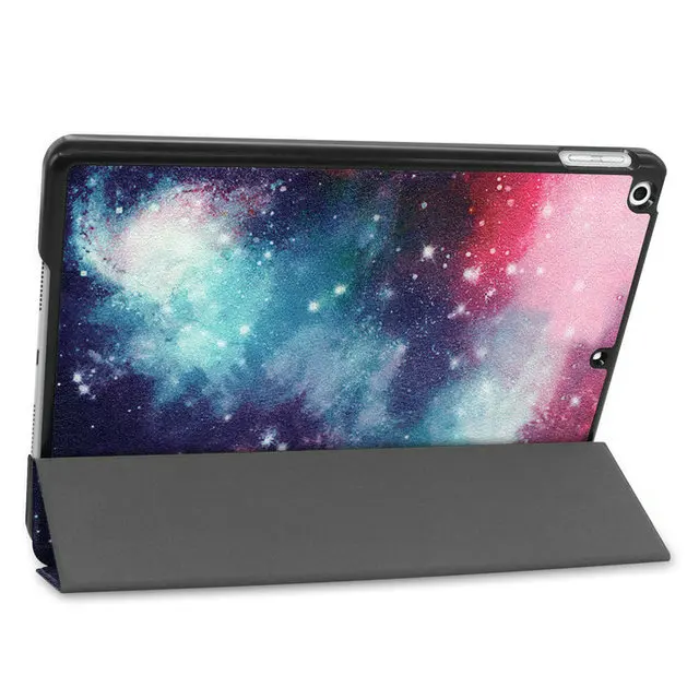 Складной умный чехол для Coque iPad 10,2 10,2 '', чехол для iPad 7th Gen A2200 A2198 A2232, чехол для планшета, кожаный чехол для iPad 7