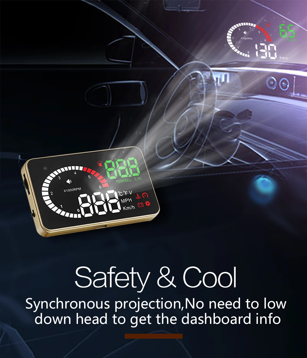 XUNMA mark автомобильный головной экран OBD2 II eauobd система сигнализации для пролета солнцезащитный козырек Автоматическая сигнализация напряжения