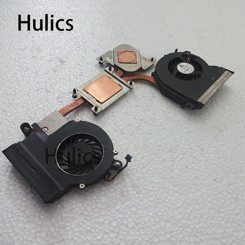 Hulics ноутбук радиатор ЦП вентилятор охлаждения для HP Envy 14 до 14 ти лет 14-1000 14T-1200 Охлаждающий радиатор с вентилятором 608378-001 аккумулятор большой емкости