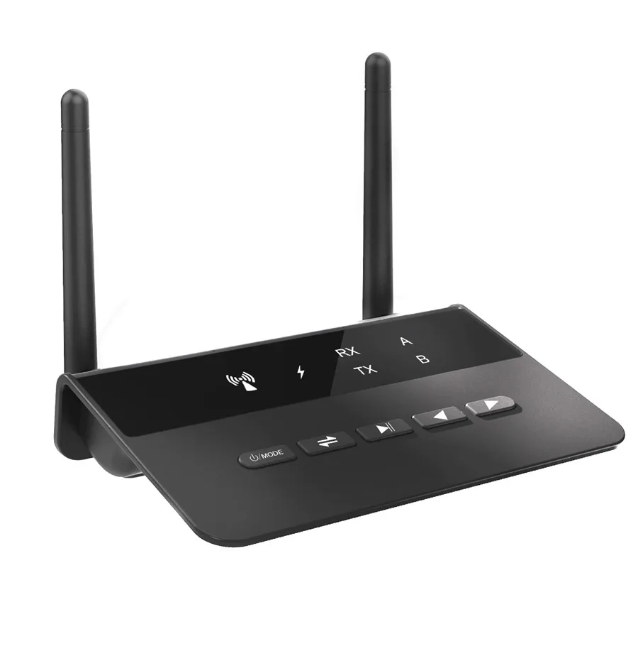 80M Bluetooth 5 0 RCA Transmitter Receiver Bypass Aptx LL Music Audio Wireless Adapter 3 5mm AUX Jack For TV PC Car Headphones