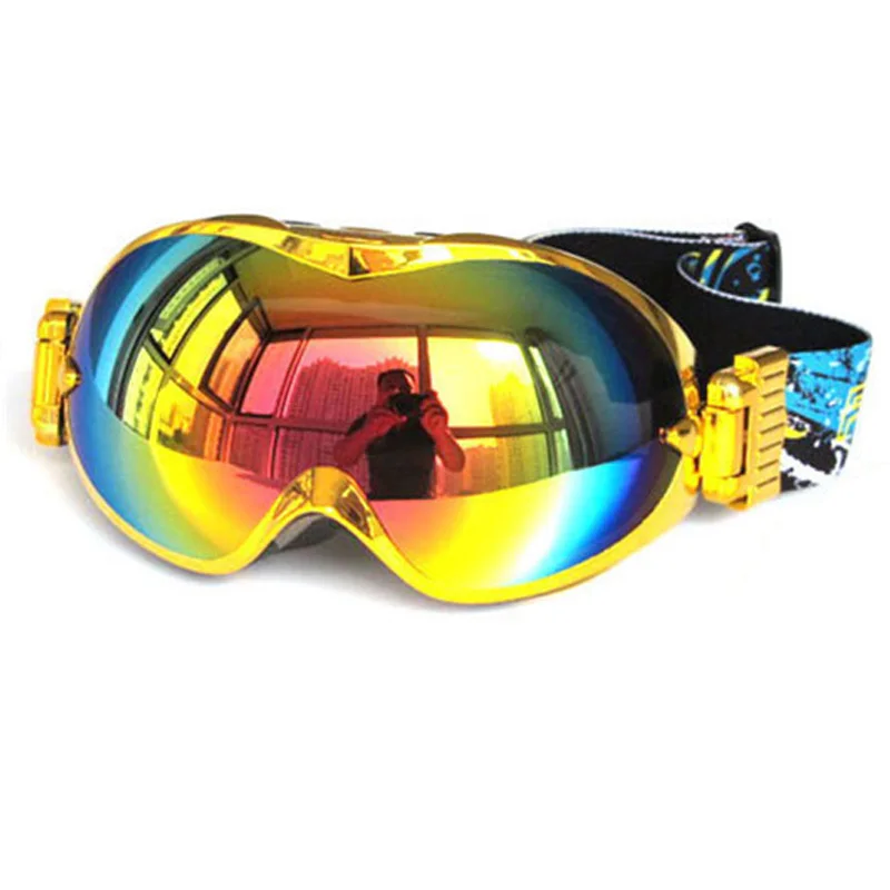 Лыжные очки классический стиль большие сферические мужские и женские сноуборд спортивные лыжные очки Анти-туман линзы профессиональные лыжные очки W320