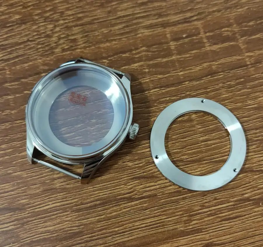 

Watch Accessories Watch Case 316L Stainless steel watch case Sapphire crystal for 2824 movement