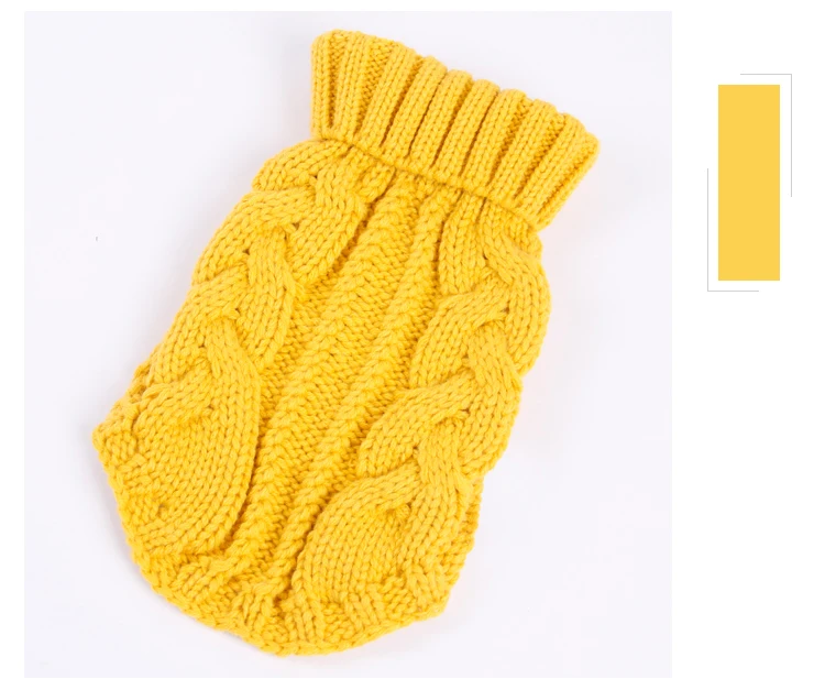Sweet Pet Dog Sweater Autumn Winter Pet Knitted Pullover For Small Dogs Cats Casual Dog Clothes Warm Cats Coat Cute Pet Costume (9)