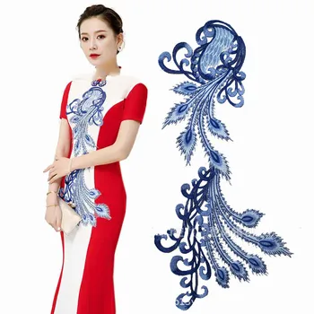 

The new peacock cloth four seasons embroidery lace