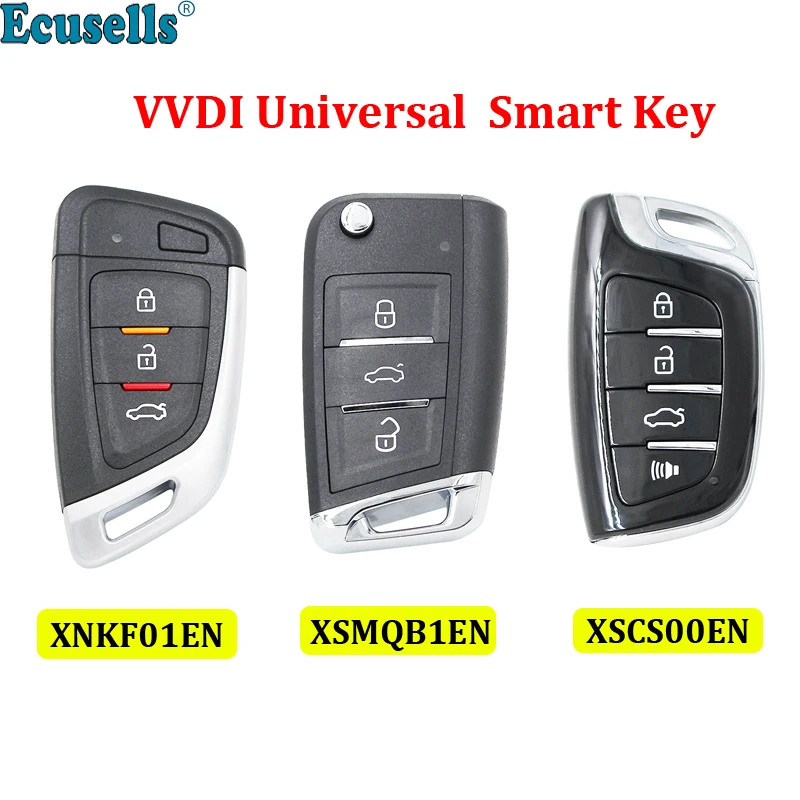 Универсальный смарт ключ XHORSE VVDI с функцией приближения PN: XNKF01EN/XSMQB1EN/XSCS00EN