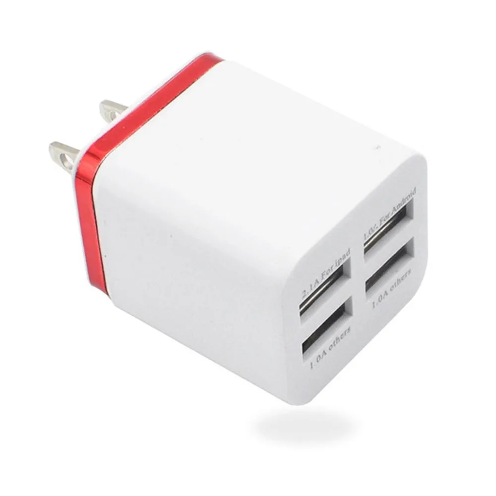 EPULA Travel 5V 2A 4 в 1 порт USB US вилка портативное домашнее дорожное настенное зарядное