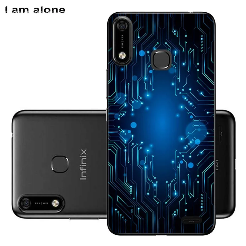Сумка для телефона I am alone для Infinix Hot 7X624 6,2 дюймов Мягкий ТПУ модные чехлы для мобильных телефонов Infinix Hot 7X624 - Цвет: TPU H7