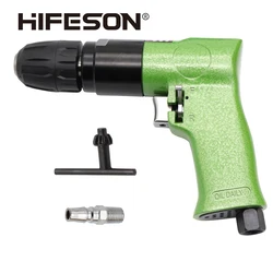 Hifeton – perceuse à Air pneumatique sans fil Z00A 3/8 tr/min, pistolet à grande vitesse de 1800 pouces, outils réversibles pour le perçage de trous 