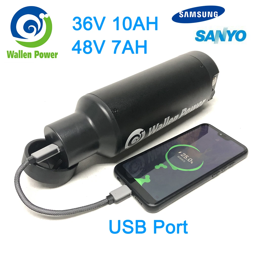Аккумулятор для электровелосипеда Samsung Bafang литиевый аккумулятор 18650 48 В 7 а/ч 36 10