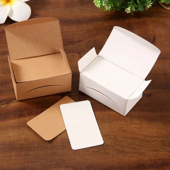 

200PCS Durable Retro Portable Practical Convenient Greeting Cards Memo Pads Message Cards for DIY Office Students