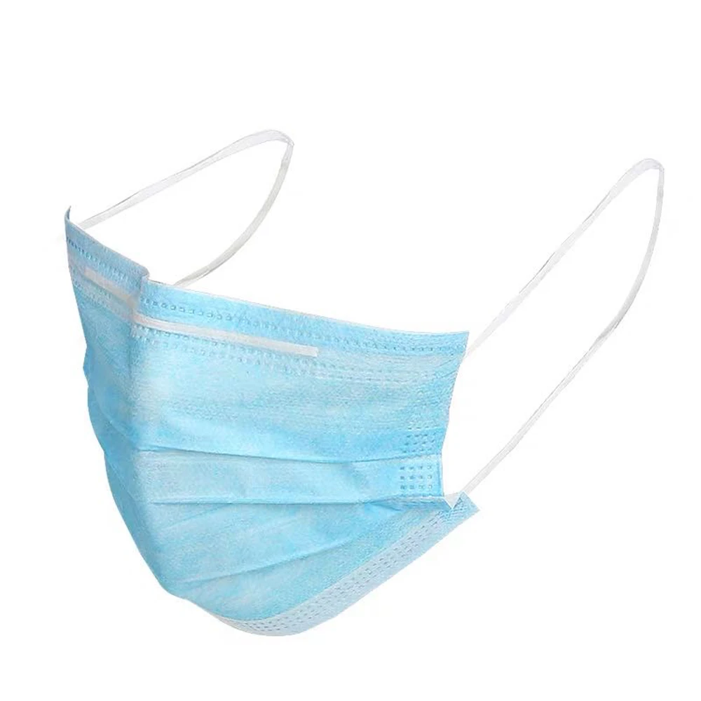 

50pcs high quality 3 layers Protective Masks prevent Anti virus Dust formaldehyde bad smell Bacteria protection face mouth masks