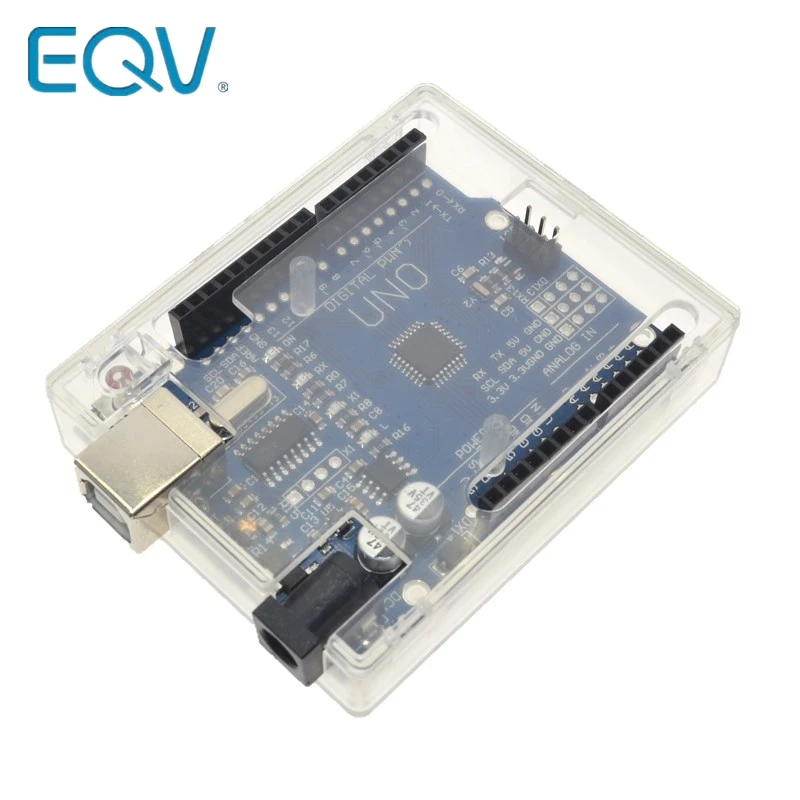 Прозрачный чехол коробка для Arduino UNO R3 MEGA328P (не входит в комплект R3)|shell box|shell arduinouno