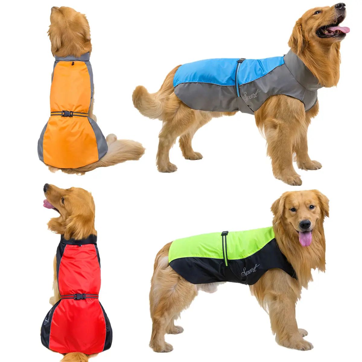 2023 Pet Dog Rain Coat Casacos Impermeáveis