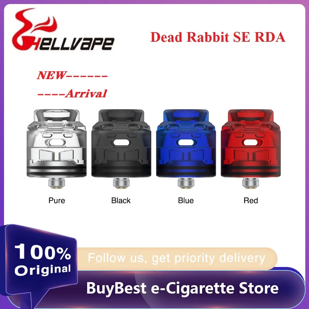 Атомайзер Hellvape Dead Rabbit SE RDA атомайзер 24 мм с 510 pin и squonk для электронной сигареты refular