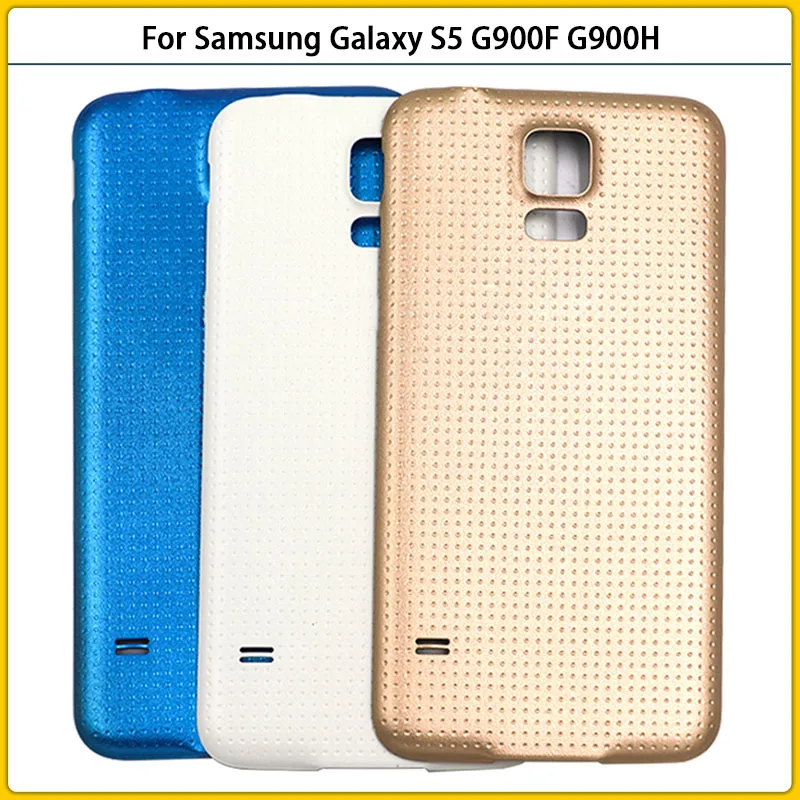 Новинка Пластиковая Крышка батарейного отсека для Samsung Galaxy S5 G900F G900H G900I i9600 задняя