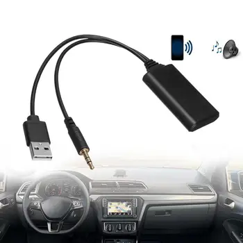 

Universal Car 12V bluetooth Module Adapter Wireless Radio Stereo AUX-IN Aux Cable Adapter USB 3.5MM Jack Plug