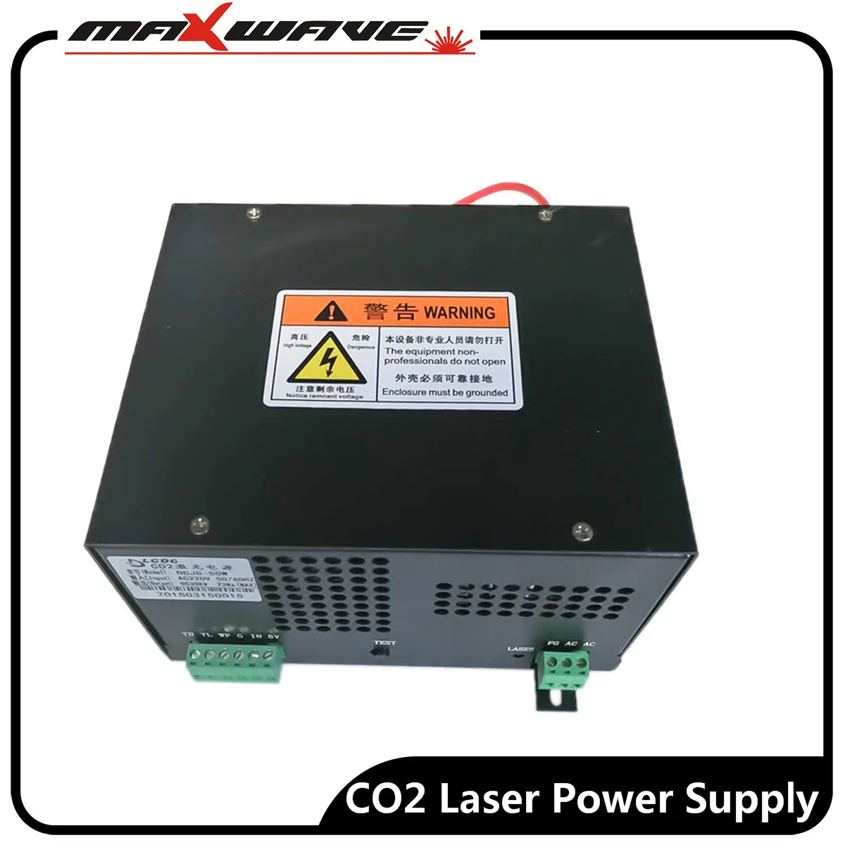 Maxwave 80 Вт CO2 лазерный источник питания MYJG 80WT 110 V/220 V для лазерной трубки гравировальный станок для резки