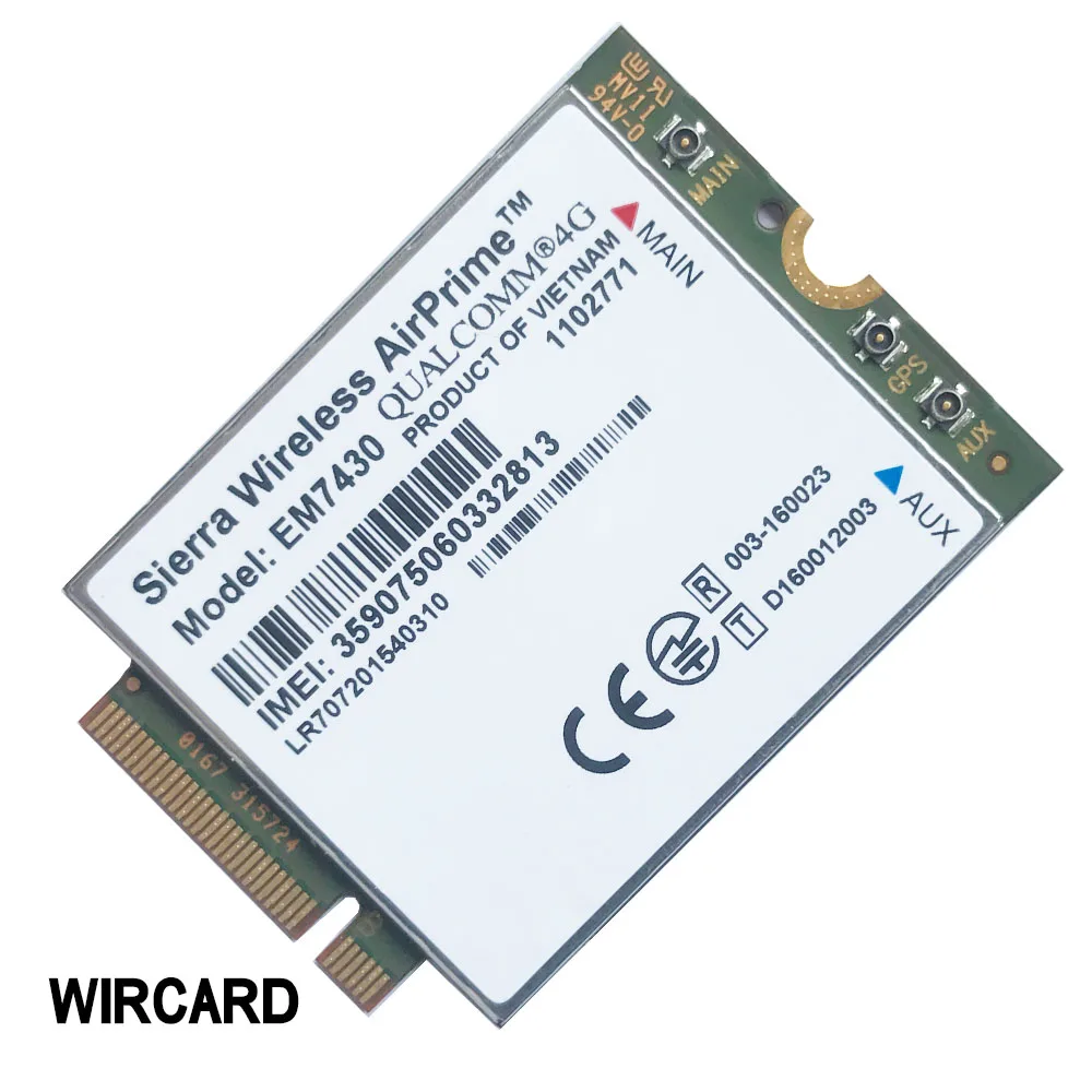 Fdd-lte Tdd-lte 4g Módulo 4g Cartão M.2 Em7430 Cat6 - Imagem 3