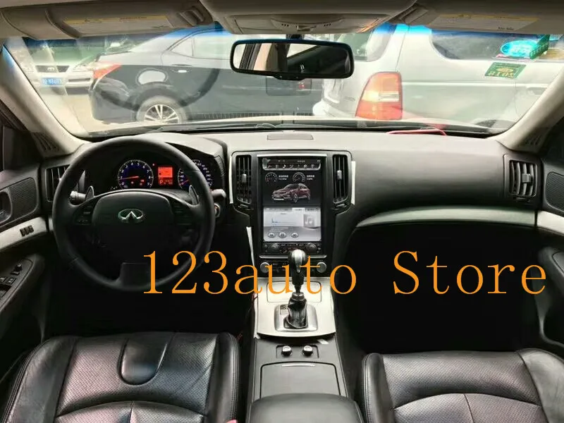 12 1 ''вертикальный Tesla стиль Android 9 0 Авто DVD GPS плеер для infiniti G37 G35 G25 G37S радио аудио