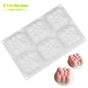 

6 Cavity 3D Cloud Shape Silicone Cake Mold Cloud Bubble Mousse Cake Mold Cake Decorating Baking Tools Kitchen Accessories