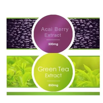 

Strong Acai Berry 500mg Wieght Loss & Green Tea extract 850mg Colon cleaning function Caps
