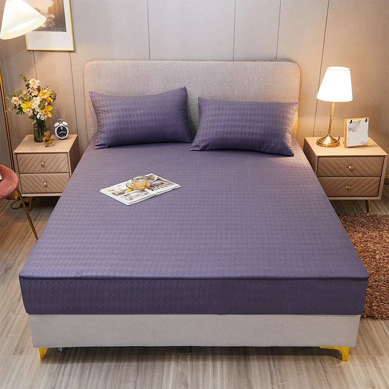 With Zipper Mattress Cover Dustproof Anti-Fouling Bed Cover Six Sides Luxurious Mattress Protective Removable
