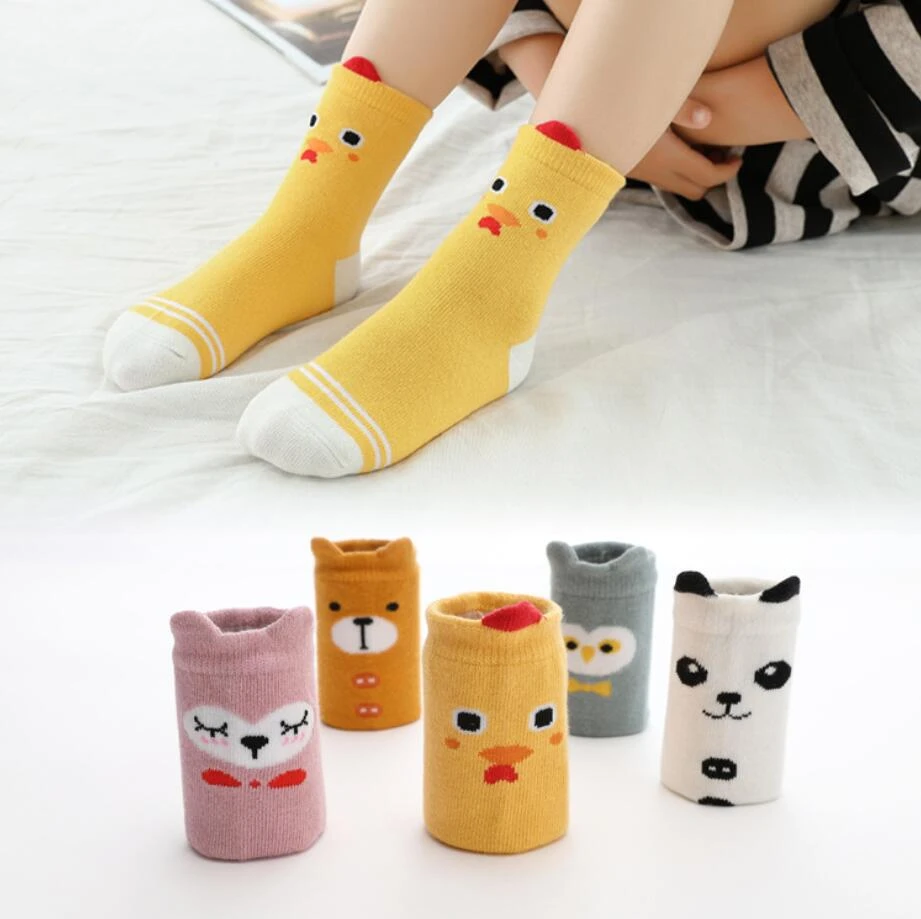 5 Paires Lot Bebe Chaussettes Automne Et Hiver Enfants Chaussettes Grands Enfants Chaussettes Coton Chaussettes Bebe Grande Taille Enfants Dessin Anime Chaussettes Aliexpress