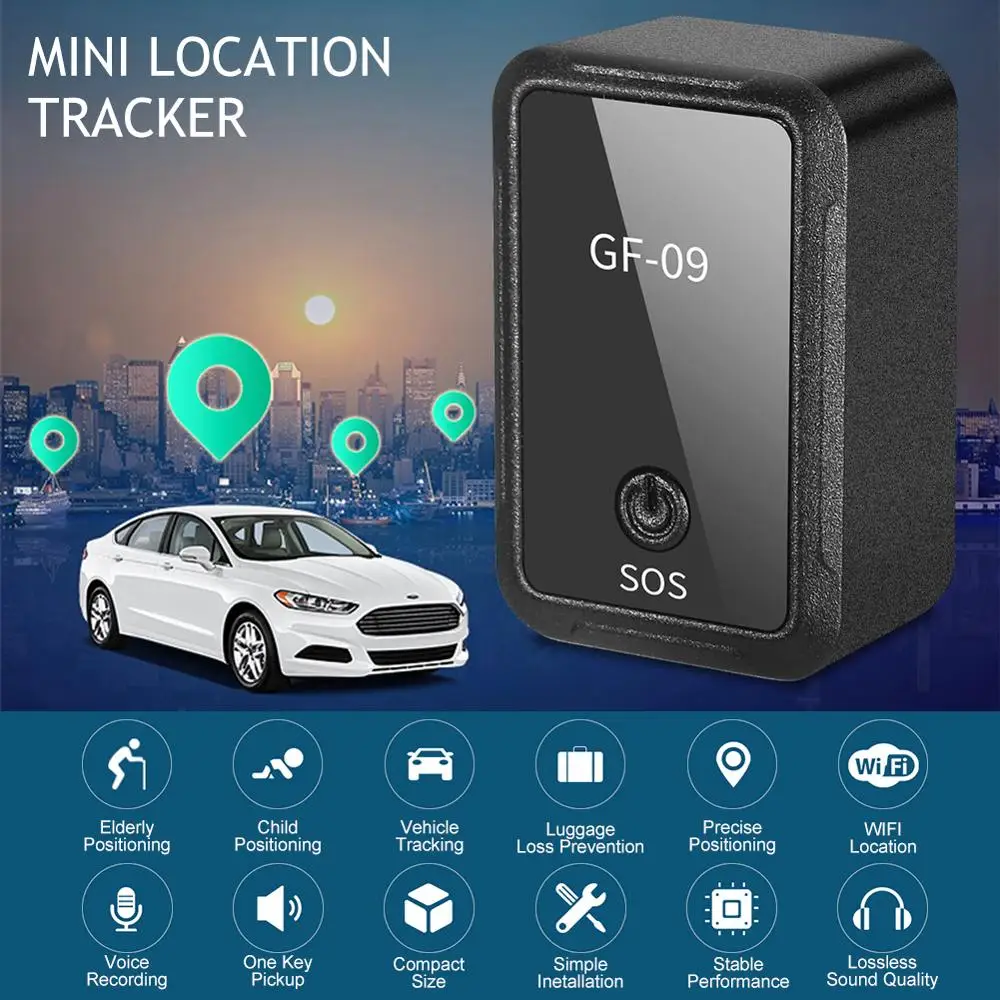 Автомобильный GPS трекер мини устройство для отслеживания автомобиля с