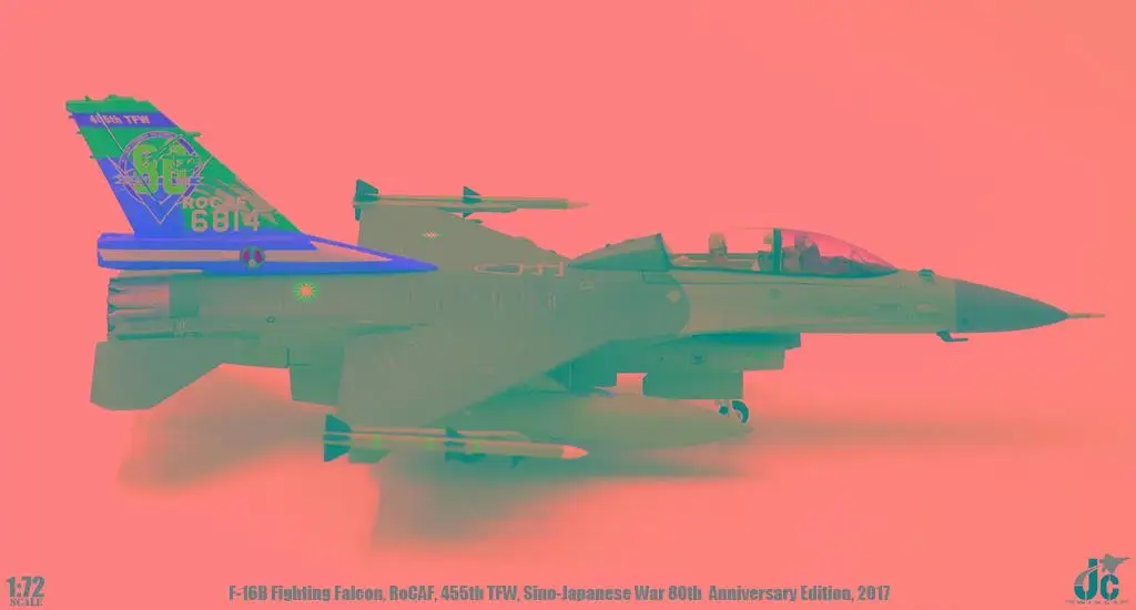 JC Крылья F-16B F16 истребитель тайваньские ВВС 1/72 литая модель самолета