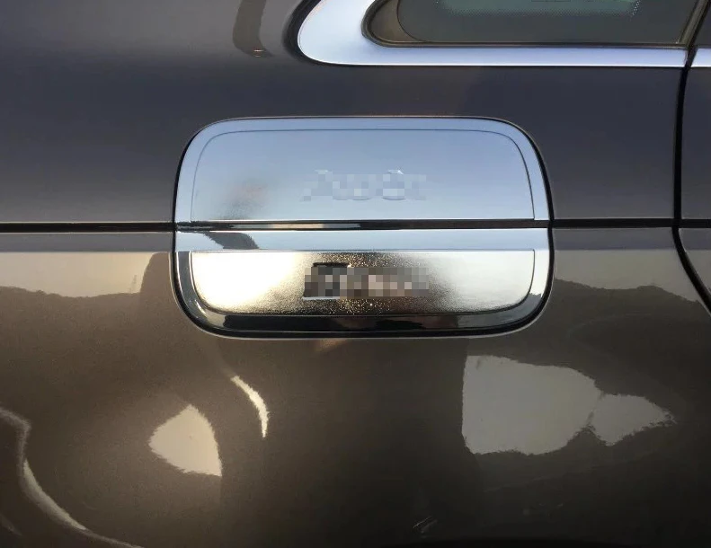 

ABS Chrome Oil Cap Fuel Tank Cap Cover Stickers Sequined Decoration For Audi A4L 2017 Car Accessories