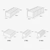 Underwear bra storage box 6/7/11 lattice storage box drawer closet storage box underwear scarf socks bra tie drawer divider 5