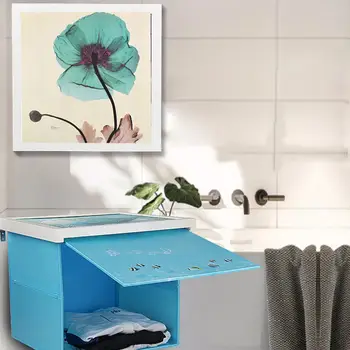 

Folding Storage Box Multifunction Mural Storage Cabinet for Bathroom 2020 New