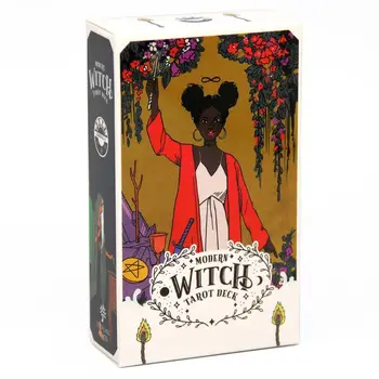 

Modern Witch Tarot 78 Cards Deck Oracle Card Guidance Divination Fate Board Game