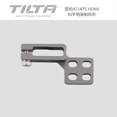 Синий Tilta TA-T17-A-G клетка аксессуары для SONY A7/A9 однородный стержень держатель HDMI зажим крепления бег/стоп Кабель HDMI к Micro HDMI клетка - Цвет: Синий