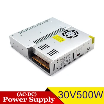 

500W 16.7A 30V Switching Power Supply DC Driver Light Transformers 110V 220V AC DC30V SMPS for Lighting 3D Print CNC Camera