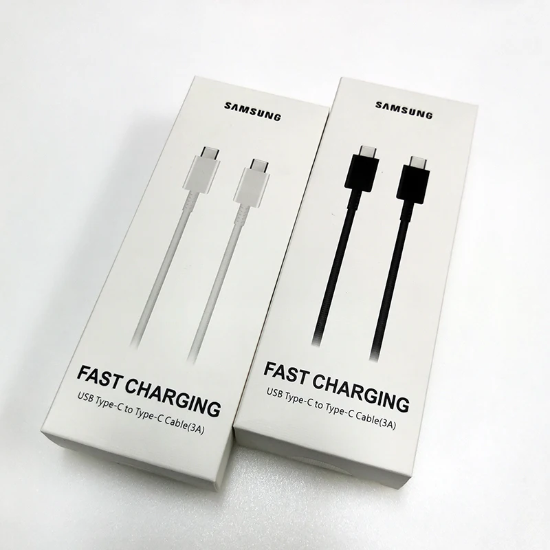 Двойной кабель типа C для samsung Note 10 usb type C для USB-C PD быстрое зарядное устройство для Galaxy Note 10 S10 Plus