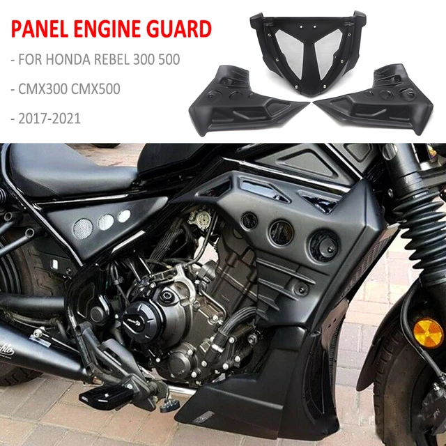 Couvercle de carénage latéral pour moto Honda Rebel CMX 300 500 CMX300  CMX500 17-21, protection moteur, couvercle de panneau de protection du  ventre - AliExpress