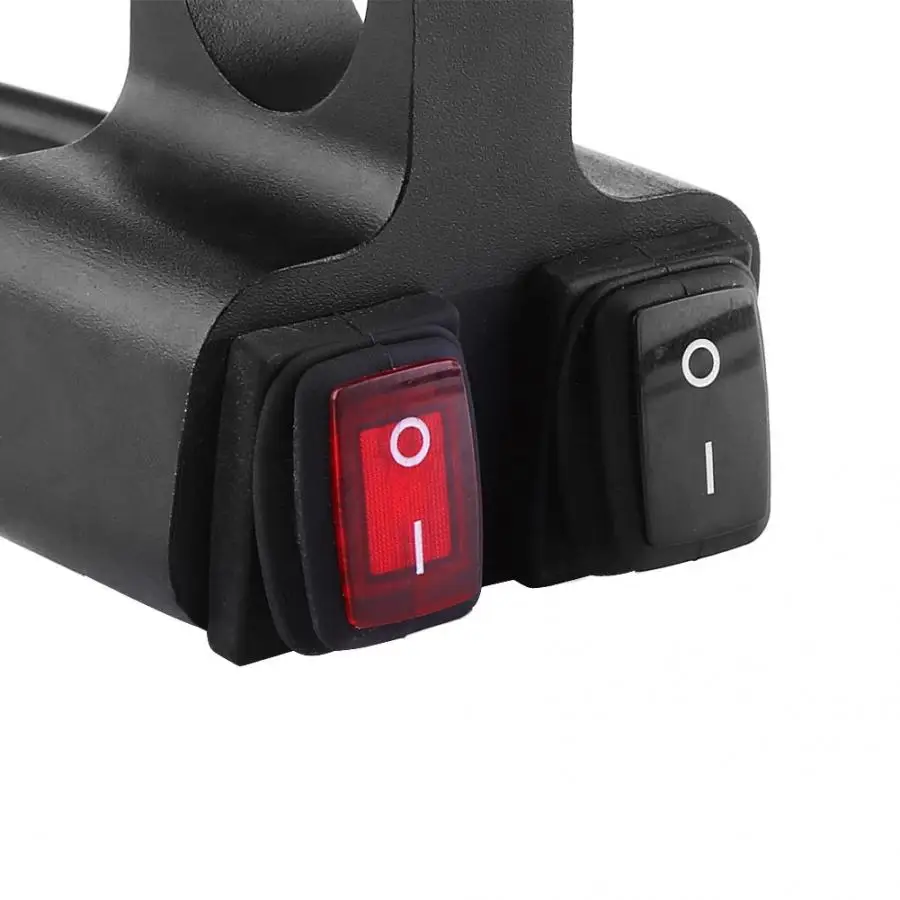 12V 16A ЧПУ Алюминий мотоцикл руль фара прожектор вкл/выкл переключатель двойной руль выключен переключатель