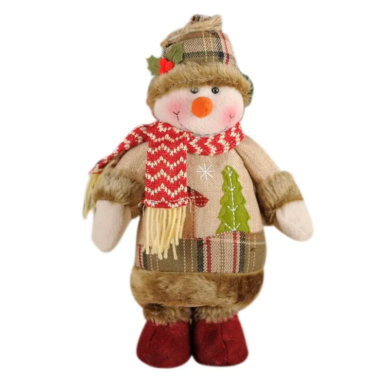 

Xmas Decoration Santa Snowman Doll Mall Window Christmas Tree Bottom Ornament E65D