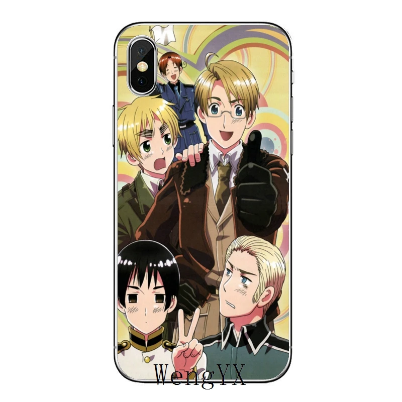 Hetalia Khối Trục Phụ Kiện Ốp Lưng Điện Thoại Huawei P30 P20 Pro P10 P9 P8 Lite Y5 Y6 Y7 Y9 P thông Minh Plus 2018 2019 silicone case for huawei phone Cases For Huawei