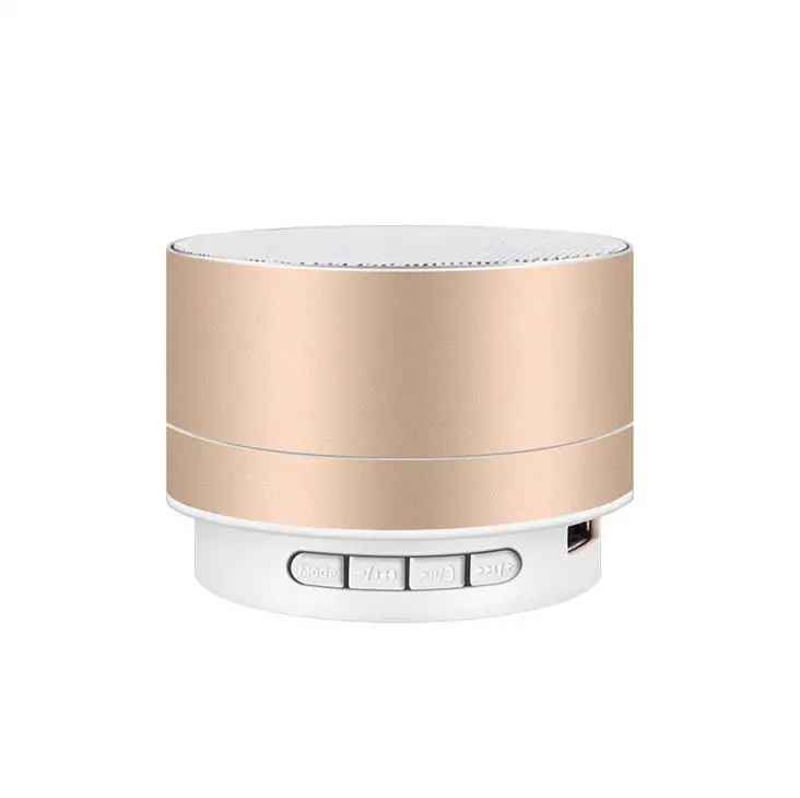 

Mini Wirelesss Bluetooth Speaker Hands-free Music Player Metal Speaker with LED Light