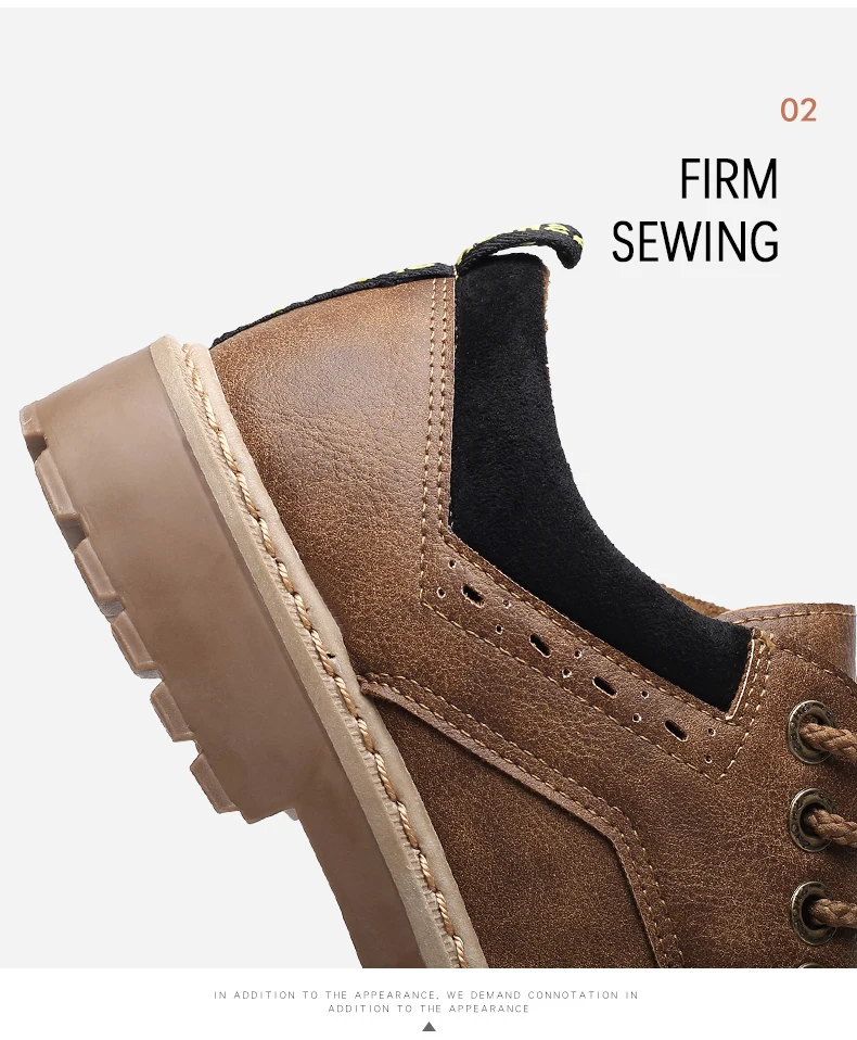 Vintage lace-up oxford leather shoes for men dance party wedding dress shoes genuine leather low-top martins boot outdoor sneakers (6)