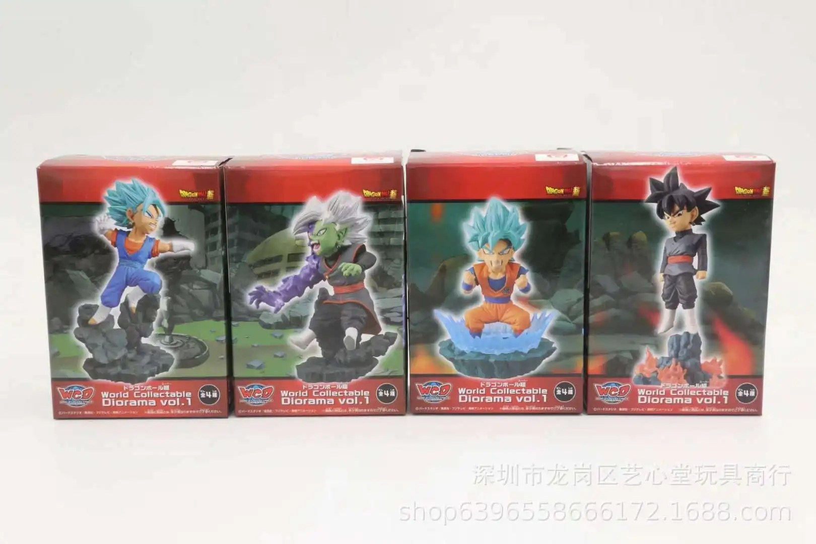 Семь Dragon Ball WCD серии 52 S 4-Dragon Ball Z Ультра Синий Гоку Vegetto черный Король обезьян жа ма Си-капсула игрушка