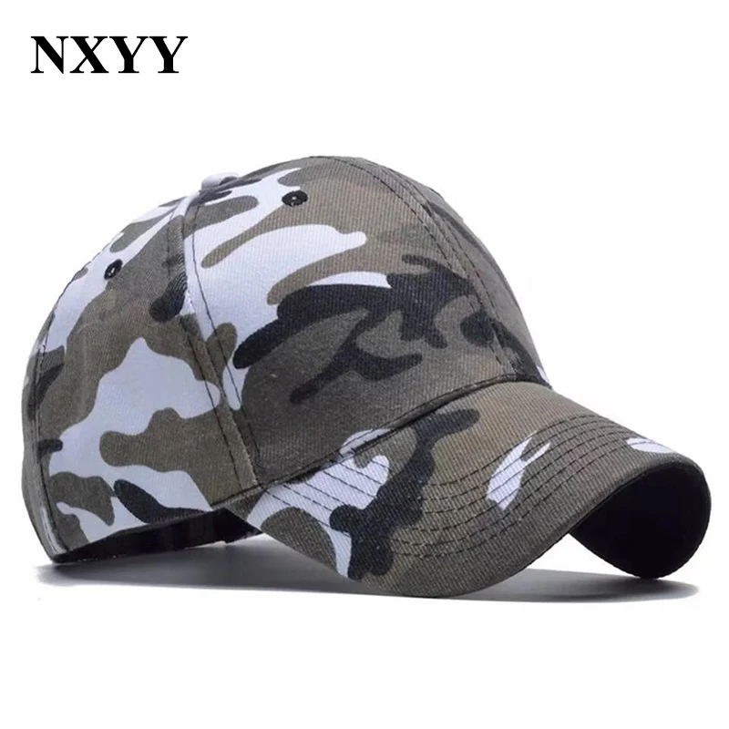 

NXYY Fashion Men New Cap Camo Baseball Cap Men Camouflage Caps Masculino Summer Hat Trucker Snapback caps Hip Hop Dad Bone hat